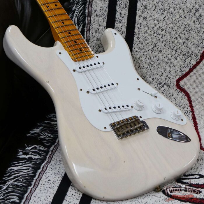 Fender Custom Shop Eric Clapton Signature Stratocaster Maple Fingerboard Journeyman Relic Aged White Blonde - Image 8