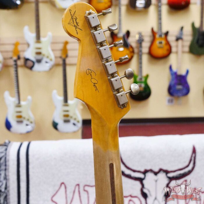 Fender Custom Shop Eric Clapton Signature Stratocaster Maple Fingerboard Journeyman Relic Aged White Blonde - Image 10