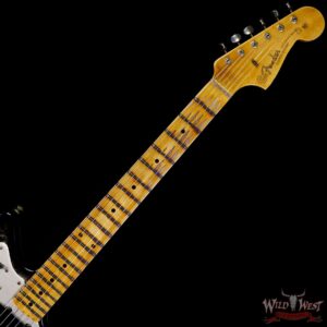 Fender Custom Shop Limited Edition Custom Jazzmaster Maple Fingerboard Relic Aged Black Paisley - Image 4