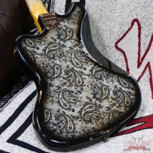 Fender Custom Shop Limited Edition Custom Jazzmaster Maple Fingerboard Relic Aged Black Paisley - Image 12