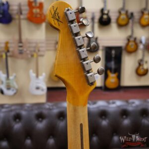 Fender Custom Shop 1955 Stratocaster Relic Quatersawn Maple Neck Hand-wound Pickups Dirty White Blonde - Image 10