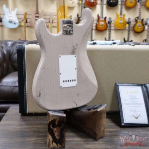 Fender Custom Shop 55’ Stratocaster Relic Quatersawn Maple Neck Hand-wound Pickups Dirty White Blonde - Image 11
