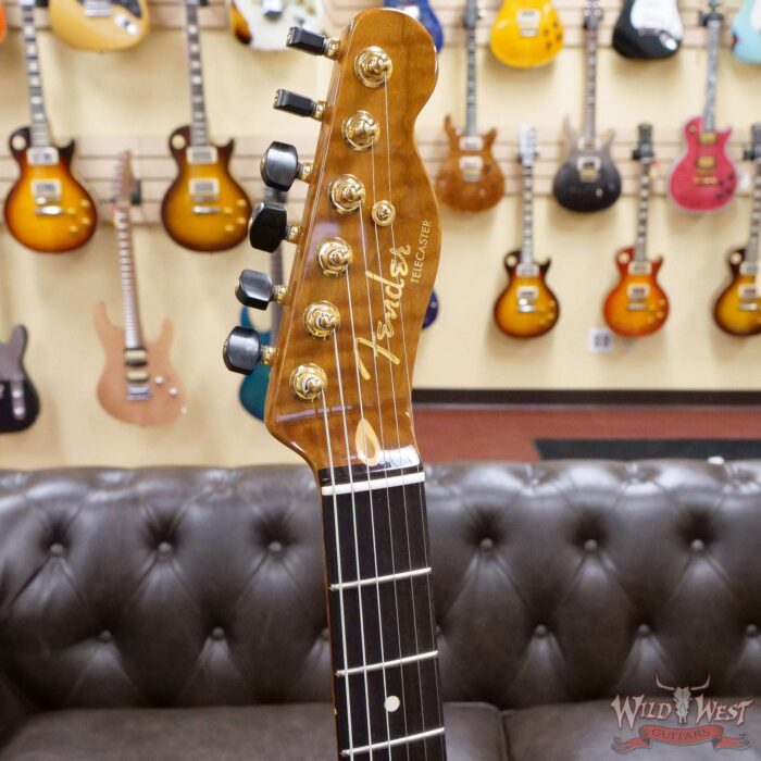 Fender Custom Shop Levi Perry Apprentice Masterbuilt Telecaster Deluxe SSS NOS Black Gold Sparkle - Image 7