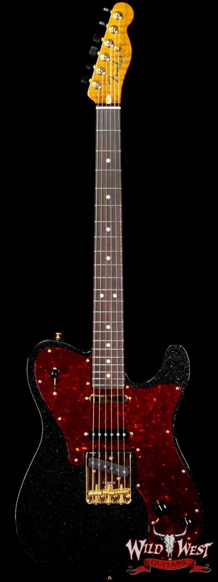 Fender Custom Shop Levi Perry Apprentice Masterbuilt Telecaster Deluxe SSS NOS Black Gold Sparkle - Image 1