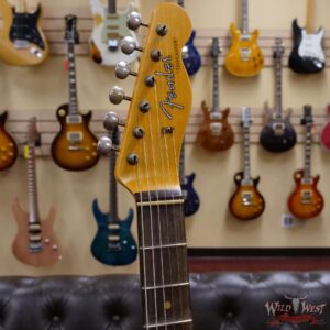 Fender Custom Shop 2021 Summer Event Limited Edition 1961 Telecaster Relic Hand-Wound Pickups Daphne Blue Sparkle - Image 7