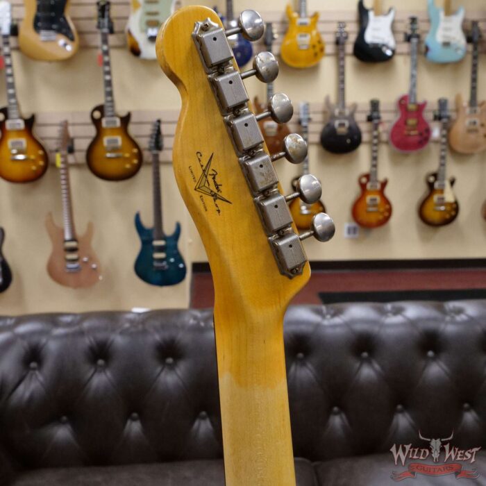 Fender Custom Shop 2021 Summer Event Limited Edition 1961 Telecaster Relic Hand-Wound Pickups Daphne Blue Sparkle - Image 10