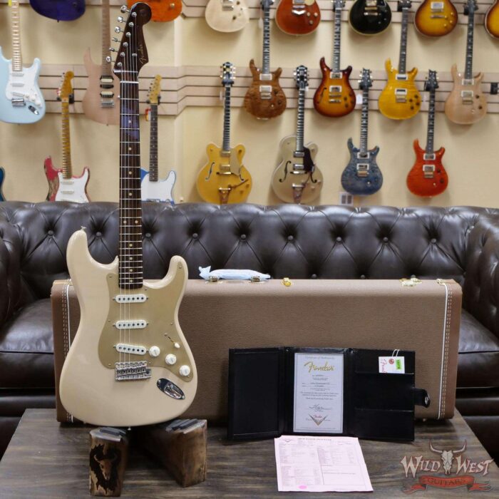 Fender Custom Shop LTD 1957 Stratocaster Rosewood Neck DLX Closet Classic Hand-Wound Pickups Desert Sand - Image 6