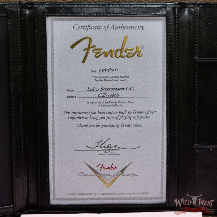 Fender Custom Shop LTD 1957 Stratocaster Rosewood Neck DLX Closet Classic Hand-Wound Pickups Desert Sand - Image 13