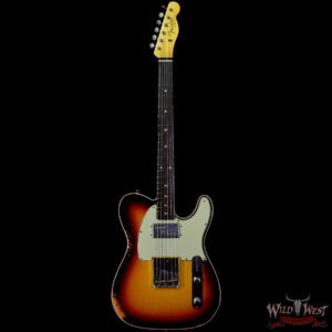 Fender Custom Shop Limited Edition Cunife Telecaster Custom Relic Rosewood Faded Aged Chocolate 3-Color Sunburst - Image 3