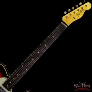 Fender Custom Shop Limited Edition Cunife Telecaster Custom Relic Rosewood Faded Aged Chocolate 3-Color Sunburst - Image 4