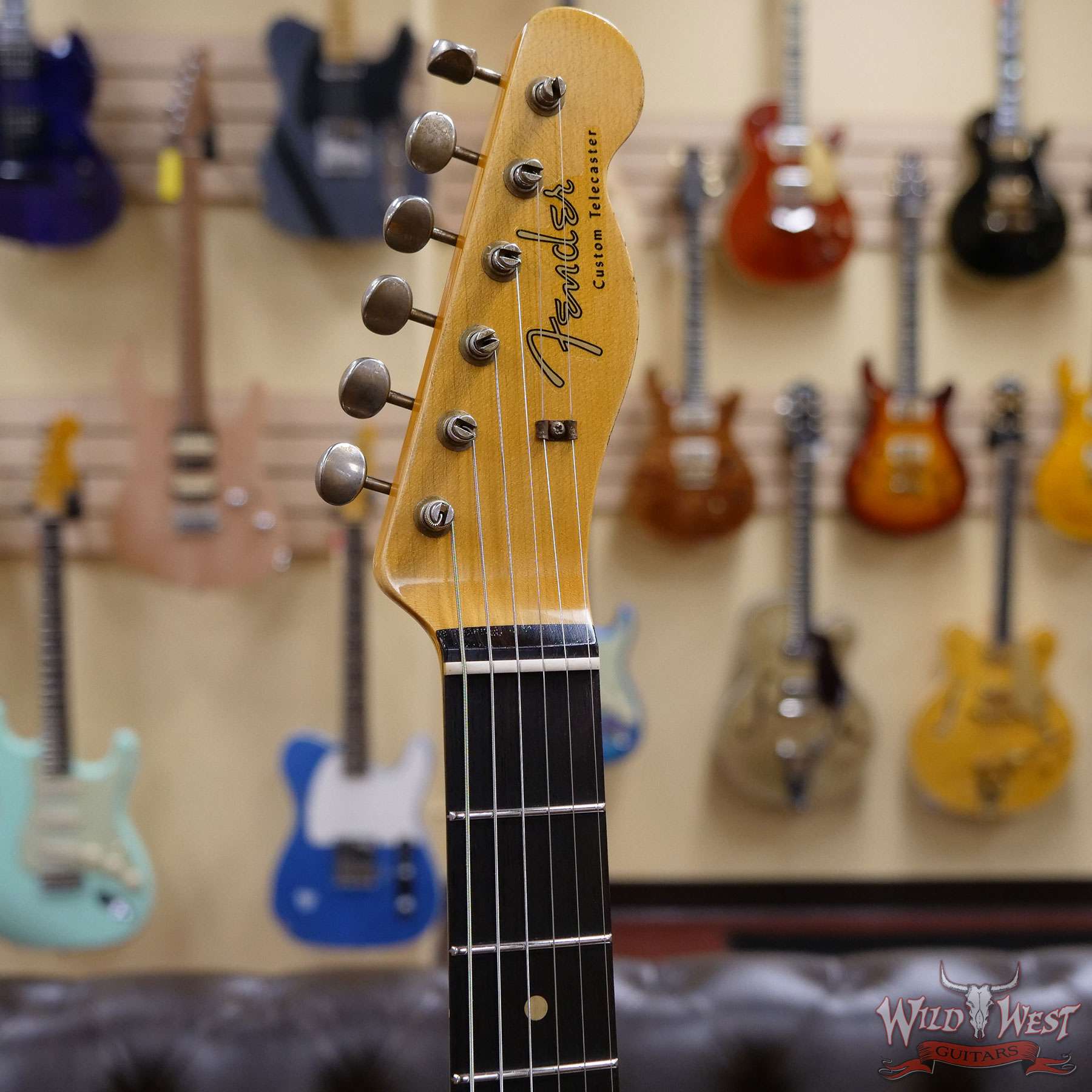 fendercs-cz553280-d2__wwg.jpg Fender Custom Shop Limited Edition Cunife Telecaster Custom Relic Rosewood Faded Aged Chocolate 3-Color Sunburst - Image 7