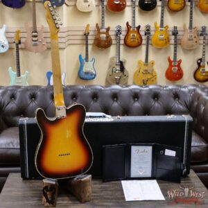 Fender Custom Shop Limited Edition Cunife Telecaster Custom Relic Rosewood Faded Aged Chocolate 3-Color Sunburst - Image 9