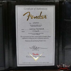 Fender Custom Shop Limited Edition Cunife Telecaster Custom Relic Rosewood Faded Aged Chocolate 3-Color Sunburst - Image 12