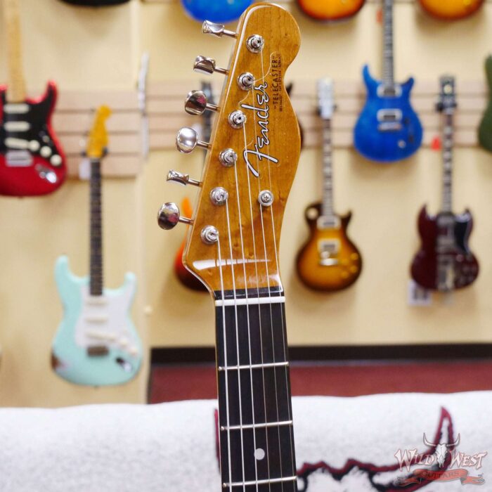 Fender Custom Shop Ltd Knotty Pine Telecaster Thinline Hand-Wound Pickups Aged Natural - Image 7