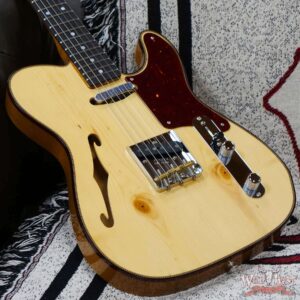 Fender Custom Shop Ltd Knotty Pine Telecaster Thinline Hand-Wound Pickups Aged Natural - Image 8