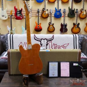 Fender Custom Shop Ltd Knotty Pine Telecaster Thinline Hand-Wound Pickups Aged Natural - Image 10