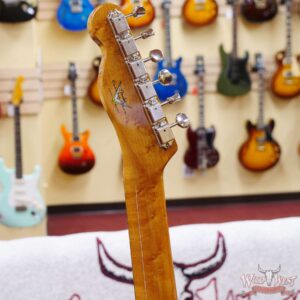 Fender Custom Shop Ltd Knotty Pine Telecaster Thinline Hand-Wound Pickups Aged Natural - Image 11