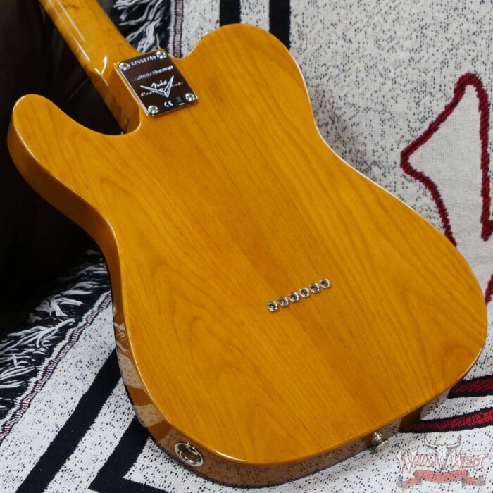 Fender Custom Shop Ltd Knotty Pine Telecaster Thinline Hand-Wound Pickups Aged Natural - Image 12