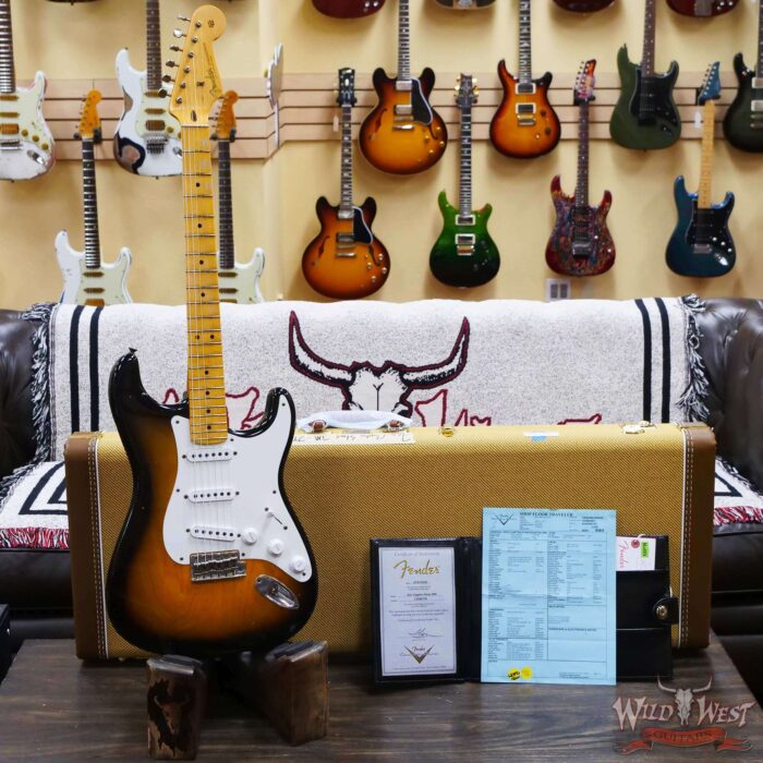Fender Custom Shop Eric Clapton Signature Stratocaster Maple Fingerboard Journeyman Relic 2-Color Sunburst - Image 6