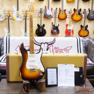 Fender Custom Shop Limited Edition Fat 50s Stratocaster Relic Wide Fade Chocolate 2-Color Sunburst - Image 6