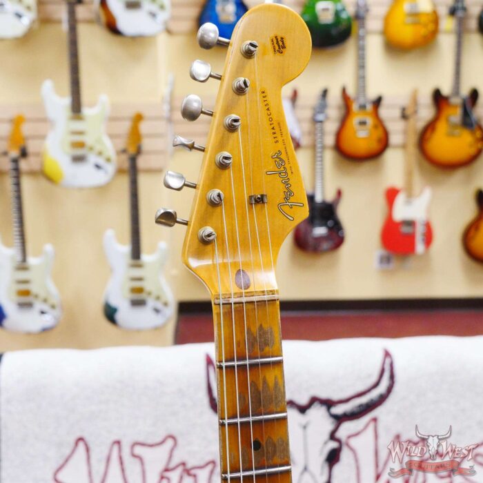 Fender Custom Shop Limited Edition Fat 50s Stratocaster Relic Wide Fade Chocolate 2-Color Sunburst - Image 7