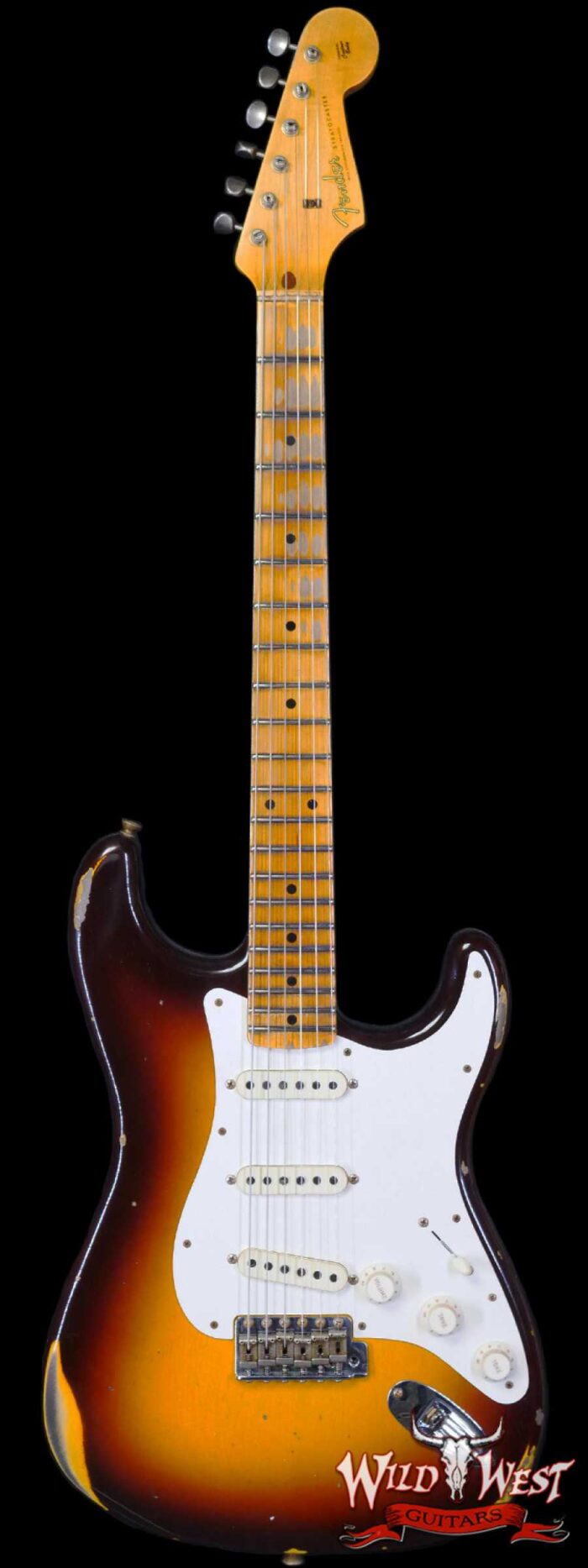 Fender Custom Shop Limited Edition Fat 50s Stratocaster Relic Wide Fade Chocolate 2-Color Sunburst - Image 1