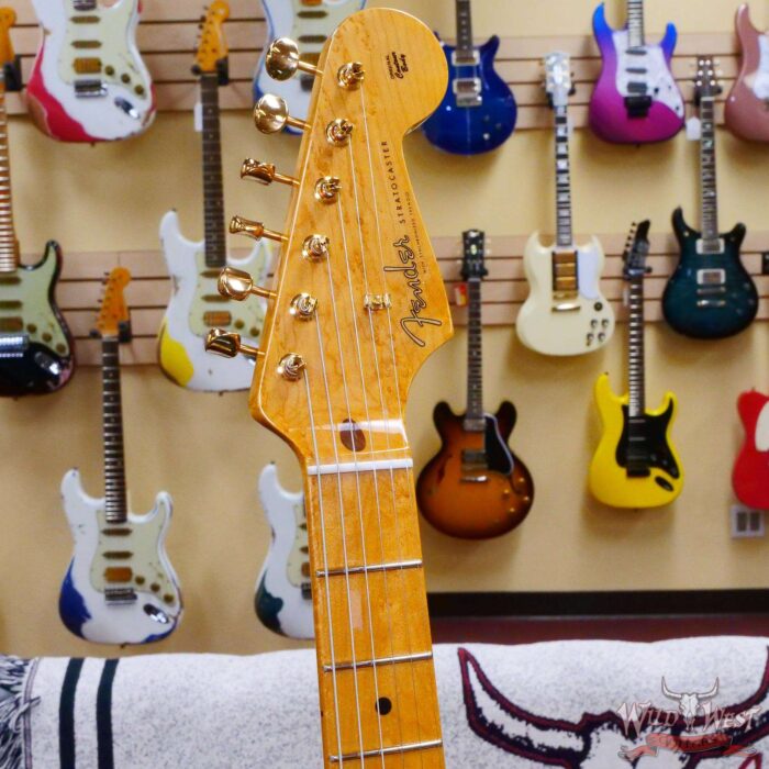 Fender Custom Shop 1959 Stratocaster Birdseye Maple Neck NOS Daphne Blue with Gold Hardware - Image 7