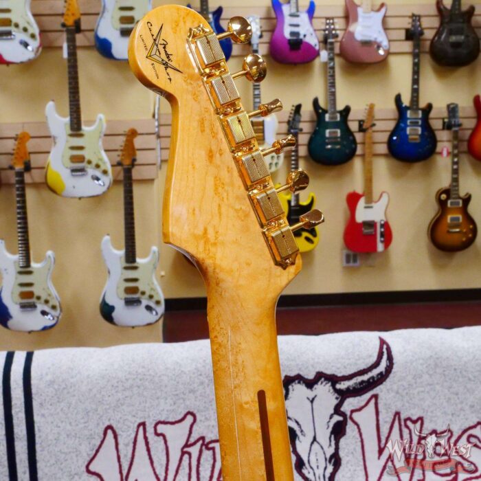 Fender Custom Shop 1959 Stratocaster Birdseye Maple Neck NOS Daphne Blue with Gold Hardware - Image 10