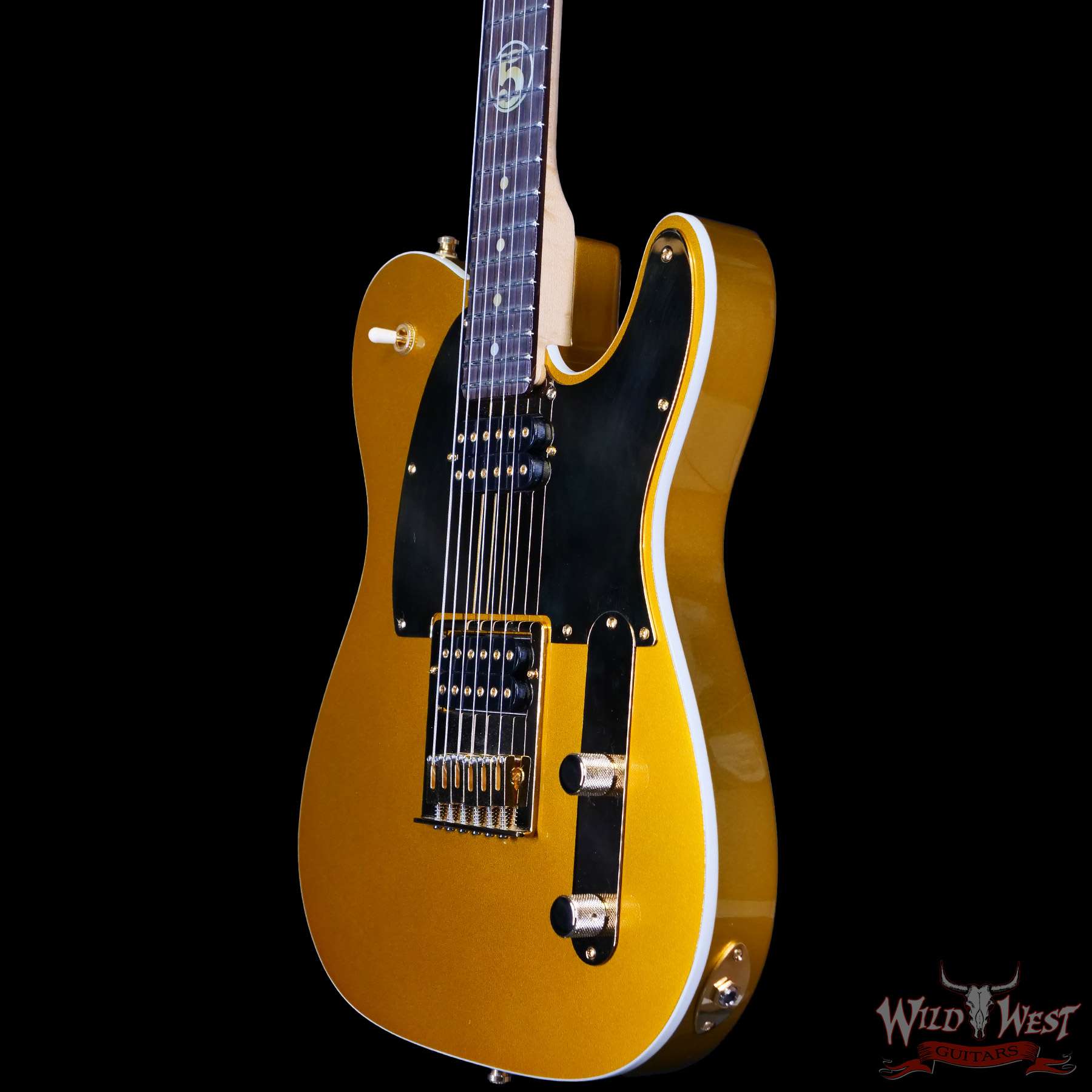 fendercs-cz563377-br__wwg.jpg Fender Custom Shop Wild West Guitars Exclusive John 5 “Goldie” Telecaster HH NOS Frost Gold # 12 of 20 - Image 2