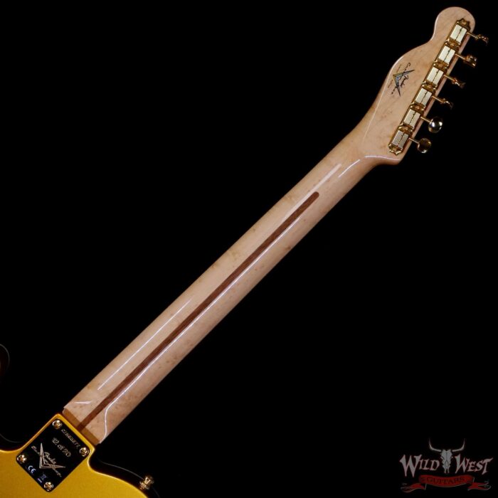 Fender Custom Shop Wild West Guitars Exclusive John 5 “Goldie” Telecaster HH NOS Frost Gold # 12 of 20 - Image 5