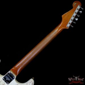 Fender Custom Shop Limited Edition Poblano Stratocaster Hand-Wound Pickups Super Heavy Relic Aged Olympic White - Image 5