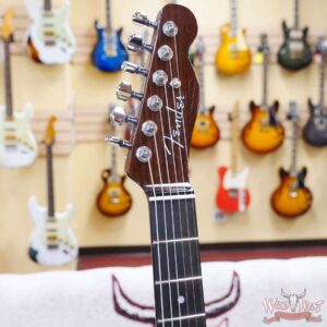 Fender Custom Shop 50’s Telecaster Thinline Rosewood Neck Ebony Fingerboard NOS Sapphire Blue Transparent - Image 7