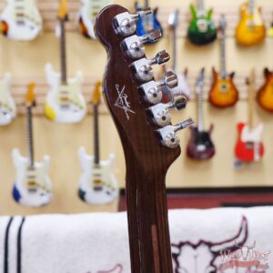 Fender Custom Shop 50’s Telecaster Thinline Rosewood Neck Ebony Fingerboard NOS Sapphire Blue Transparent - Image 10