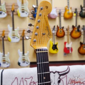 Fender Custom Shop Limited Edition 1959 59’ Special Stratocaster Flame Maple Neck Journeyman Relic Super Faded 3 Tone Sunburst - Image 7