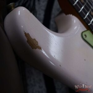 Fender Custom Shop Limited Edition 1963 63’ Stratocaster Roasted Quartersawn Maple Neck Relic Super Faded Aged Shell Pink - Image 9