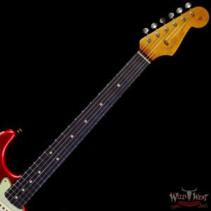 Fender Custom Shop 1963 Stratocaster Hand-Wound Pickups Roasted Maple Neck Relic Aged Candy Apple Red - Image 4