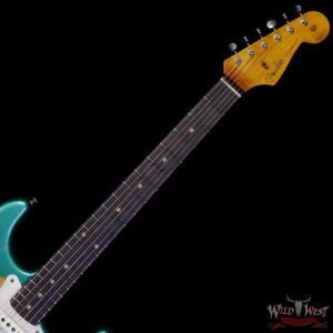 Fender Custom Shop Limited Edition 1959 59’ Roasted Stratocaster Heavy Relic Aged Sherwood Green Metallic - Image 4
