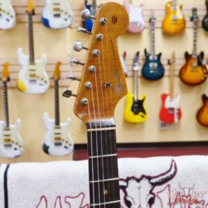 Fender Custom Shop Limited Edition 1959 59’ Roasted Stratocaster Heavy Relic Aged Sherwood Green Metallic - Image 7
