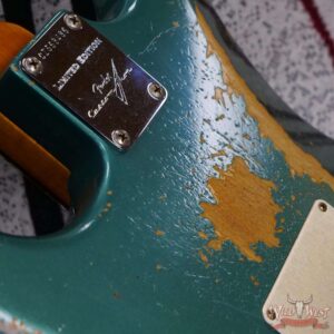 Fender Custom Shop Limited Edition 1959 59’ Roasted Stratocaster Heavy Relic Aged Sherwood Green Metallic - Image 13