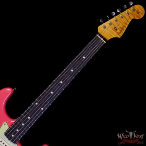 Fender Custom Shop Limited Edition 1959 59’ Special Stratocaster Flame Maple Neck Journeyman Relic Super Faded Fiesta Red - Image 4