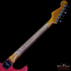 Fender Custom Shop Limited Edition 1959 59’ Special Stratocaster Flame Maple Neck Journeyman Relic Super Faded Fiesta Red - Image 5