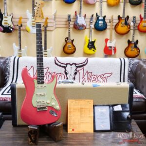 Fender Custom Shop Limited Edition 1959 59’ Special Stratocaster Flame Maple Neck Journeyman Relic Super Faded Fiesta Red - Image 6