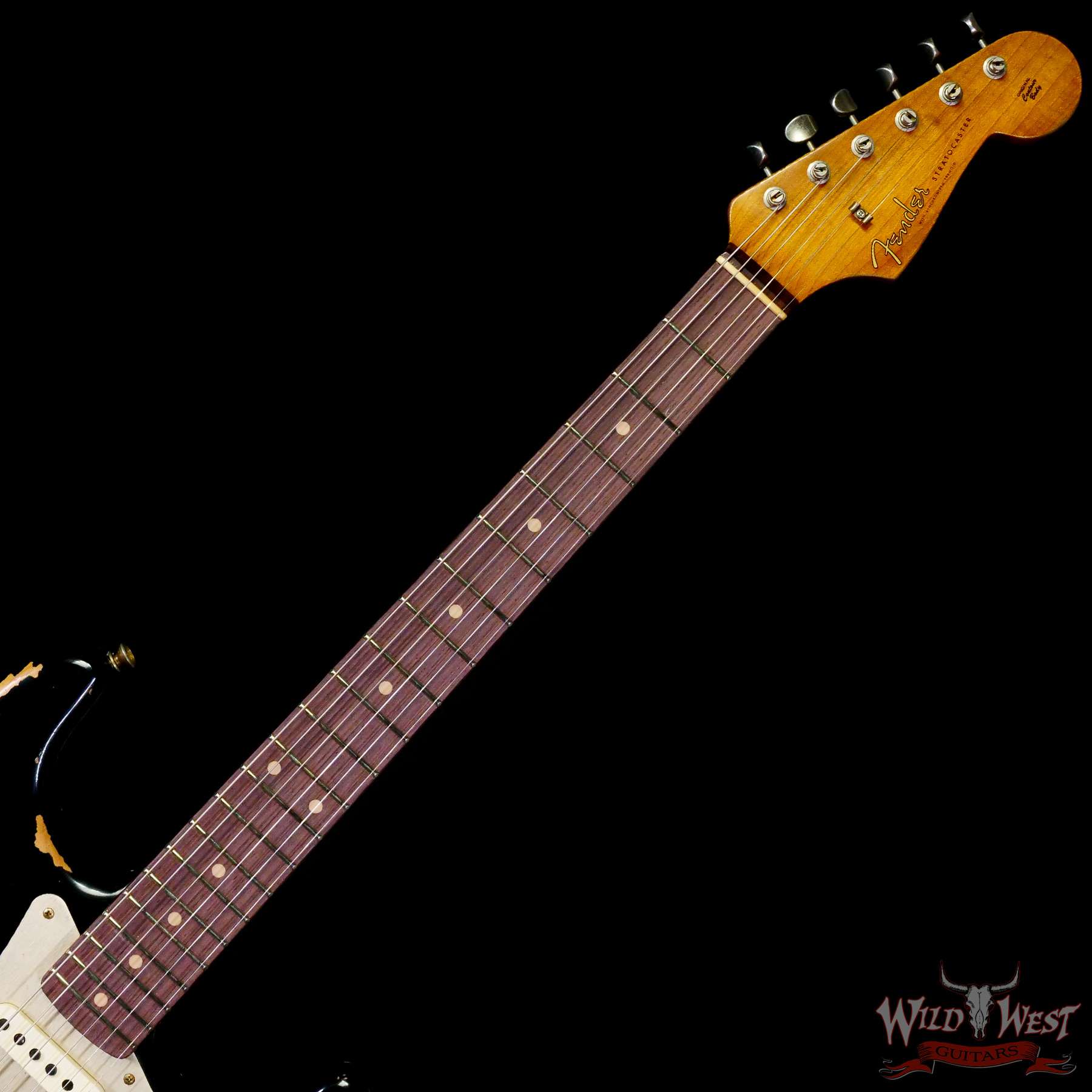 fendercs-cz569051-c2__wwg-1.jpg Fender Custom Shop Limited Edition 1959 59’ Roasted Stratocaster Heavy Relic Aged Black - Image 4