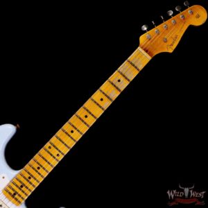 Fender Custom Shop 1956 Ash Stratocaster Hand-Wound Pickups Relic Faded Sonic Blue - Image 4