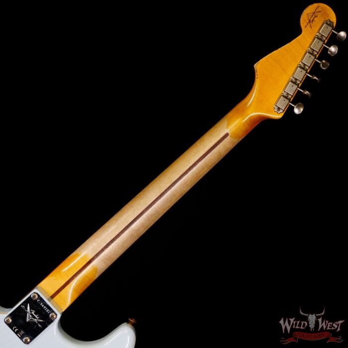 Fender Custom Shop 1956 Ash Stratocaster Hand-Wound Pickups Relic Faded Sonic Blue - Image 5