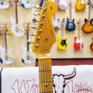 Fender Custom Shop 1956 Ash Stratocaster Hand-Wound Pickups Relic Faded Sonic Blue - Image 7