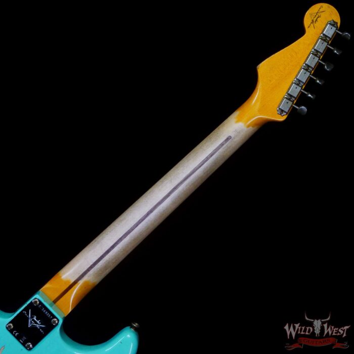 Fender Custom Shop 1956 Stratocaster Hand-Wound Pickups Relic Faded Sea Foam Green - Image 5