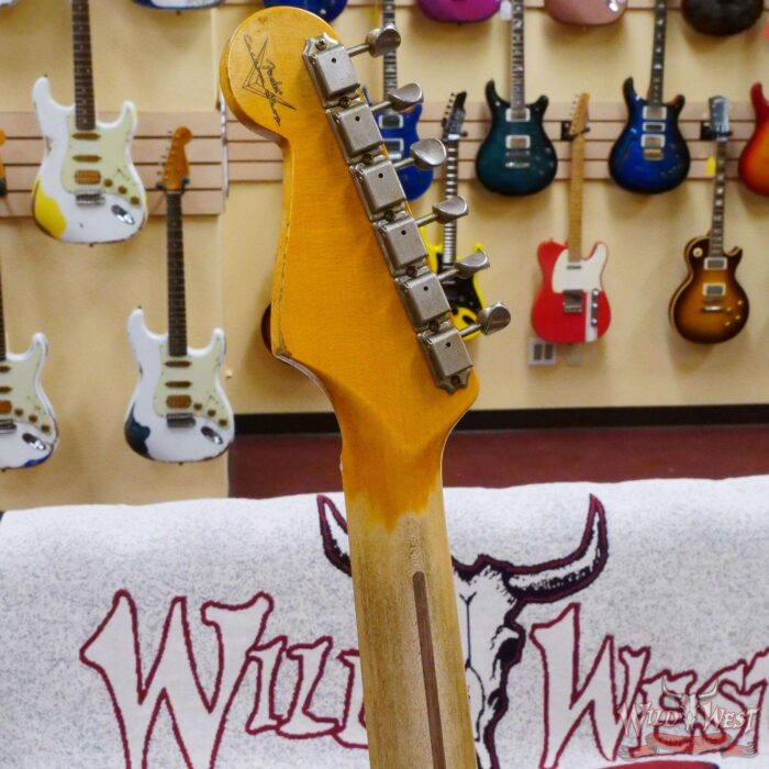 Fender Custom Shop 1956 Stratocaster Hand-Wound Pickups Relic Faded Sea Foam Green - Image 11