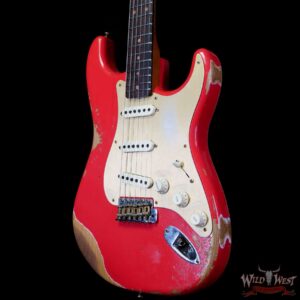 Fender Custom Shop Limited Edition 1959 59’ Stratocaster Roasted Neck Heavy Relic Aged Fiesta Red - Image 2
