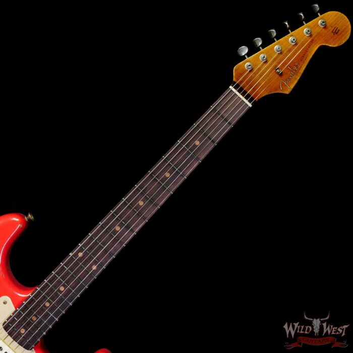 Fender Custom Shop Limited Edition 1959 59’ Stratocaster Roasted Neck Heavy Relic Aged Fiesta Red - Image 4